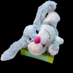 NWT Dan Dee 11" Animated Singing Bunny Rabbit Plush Ears Tail Move Cheeks Light